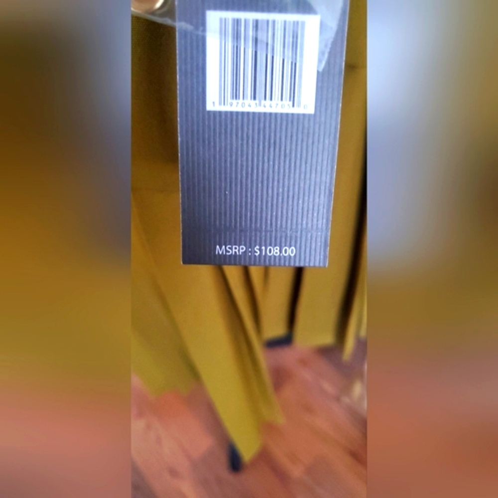 Sharagano Olive Long Sleeve Dress - Picture 7 of 13